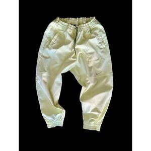 Nike Women's Lightweight Jogger Pants Neon Yellow Sz 1X Baggy